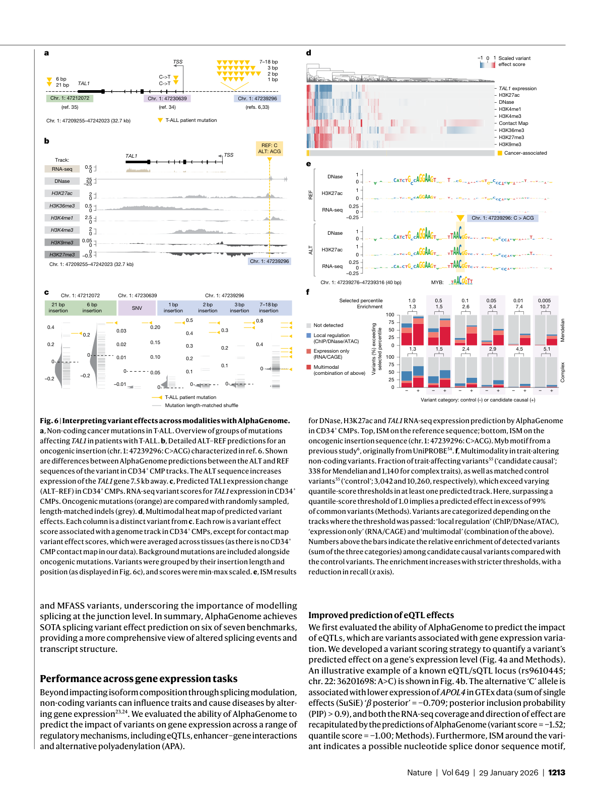 Interpreting non-coding cancer mutations across modalities