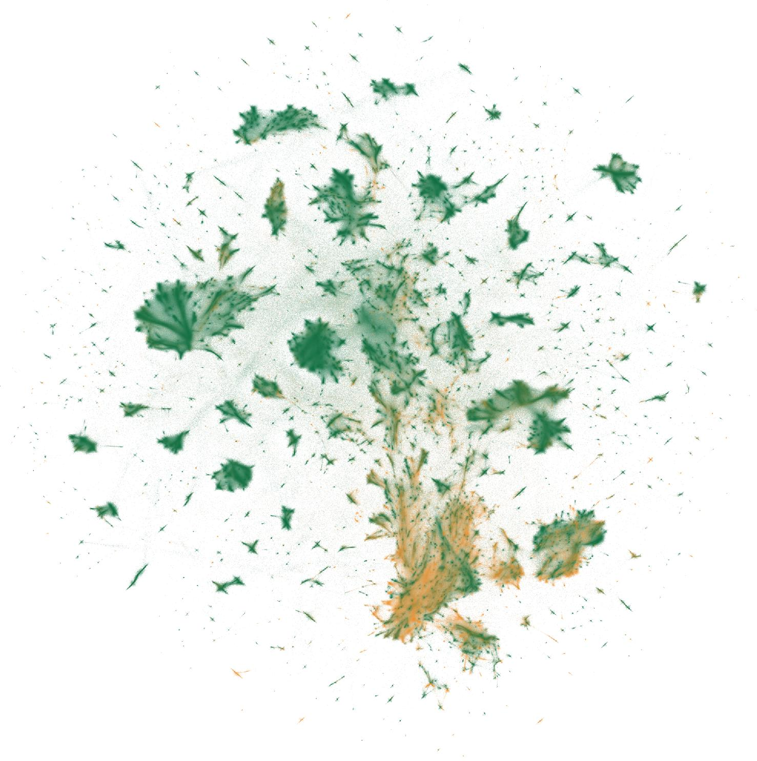 UMAP projection of BaseData metagenomics