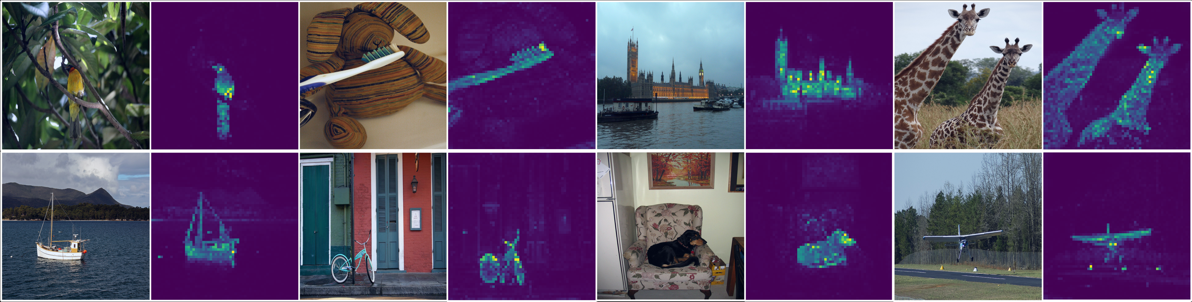 DINO attention maps showing semantic segmentation emerges from self-supervised learning